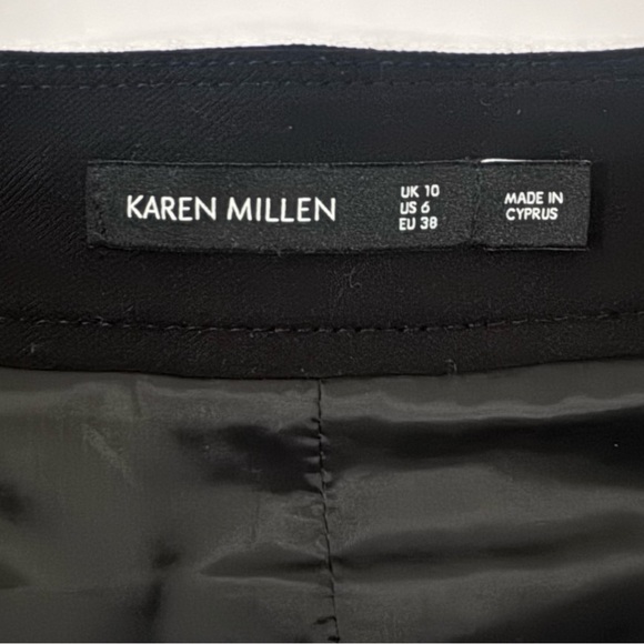 Karen Millen Exposed Zipper A-Line Skirt - Size 6 - Picture 6 of 8